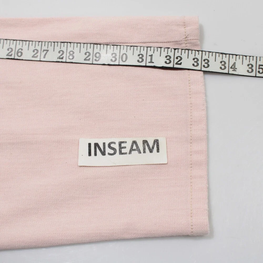 Marco Pescarolo NWT 5 Pocket Jean Cut Pants Size 54 (US 38) Tre in Pink Cotton